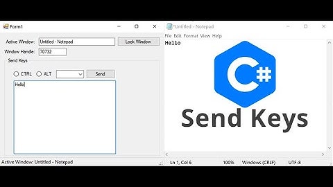 How to Send Keys to Another Window