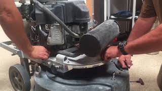 ASL Machines USA Propane Machine Belt Change for Floor Grinding and Polishing Machine PRO8 & PRO9