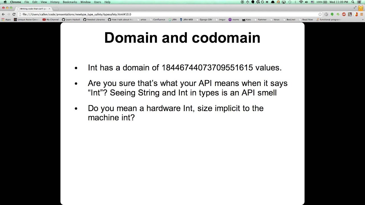 How to write typesafe Haskell code YouTube