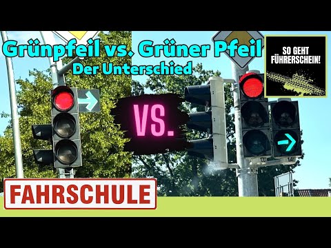 Video: Grüne Ampel, grüner Pfeil: Regeln, Features