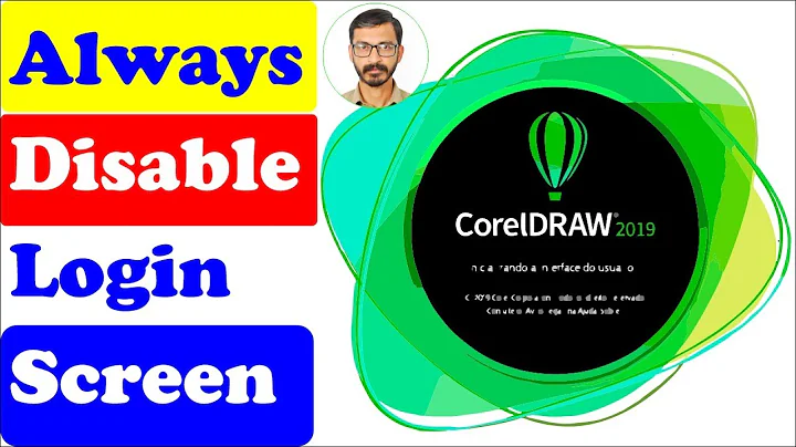 How To Remove Or Disable CorelDRAW  2019 Login Screen | Skip Login Screen | By Aik Second