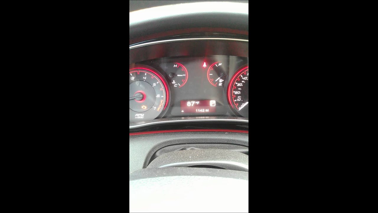 Check Engine On A Dodge Dart Youtube