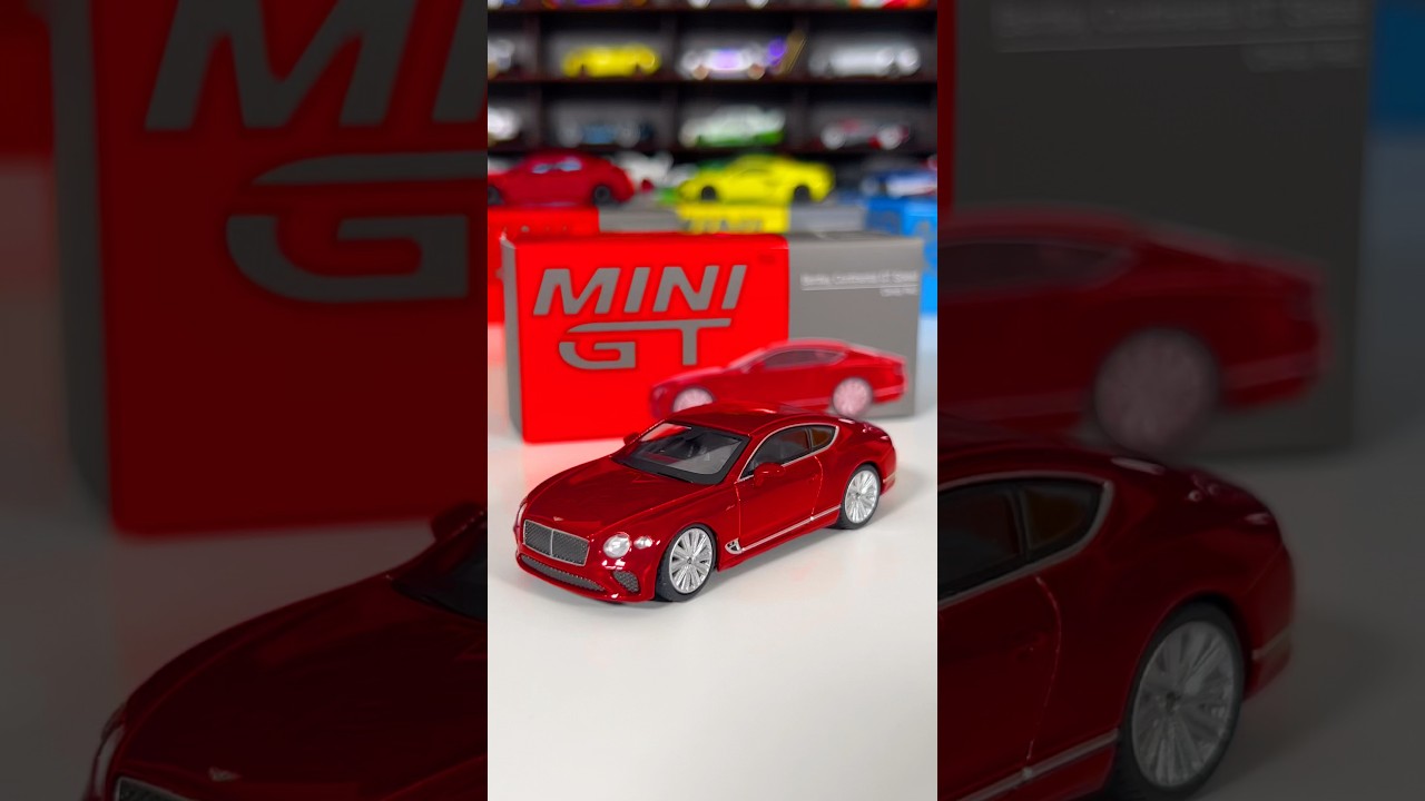 Mini GT Bentley Continental GT Speed Candy Red 🔥 1:64 Review