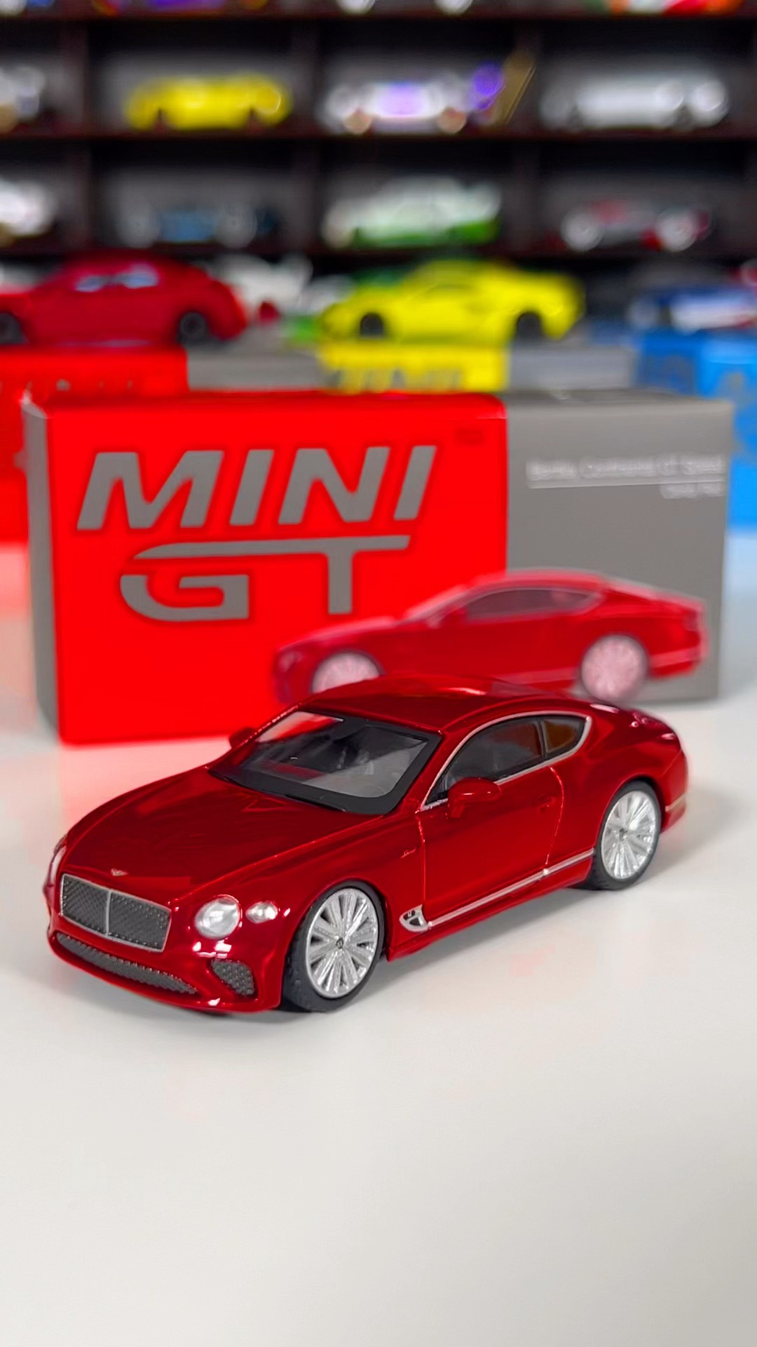 Mini GT Bentley Continental GT Speed Candy Red 🔥 1:64 Review