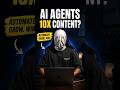 5 AI Agents = Full Content Team 🚀 #shorts #aiagents