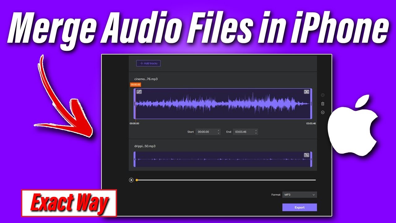 How to Merge Audio Files in iPhone || Combine voice memos - YouTube