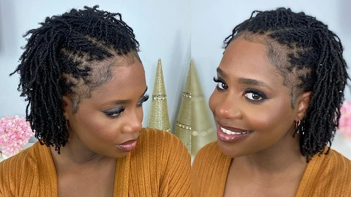 Easy Style for Short or Long locs | Kendra Kenshay