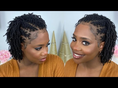 Short Sisterlocks Updo Styles