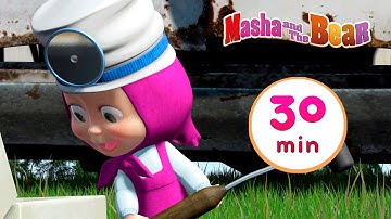 Masha and the Bear 👱‍♀️ Prances with Wolves 🐺 30 min ⏰ Сartoon collection 🎬