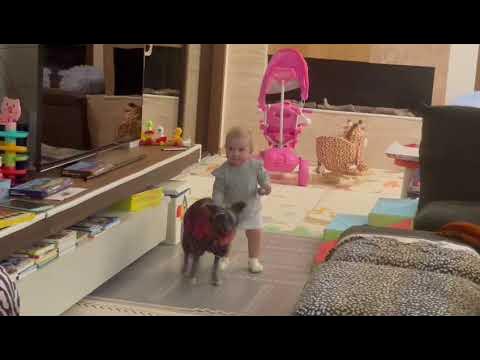 Маленькая, а уже соображает! Умничка! - YouTube