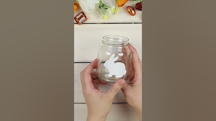DIY Ostergläschen // Bastelidee und Geschenk für Ostern | TRYTRYTRY
