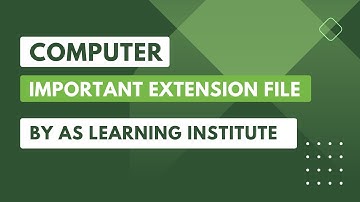 Important file extension || computer file #computer #basic #extension #file #computerfile #bca #mca