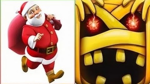 Run Santa Run vs Tomb Dungeon Run 2016