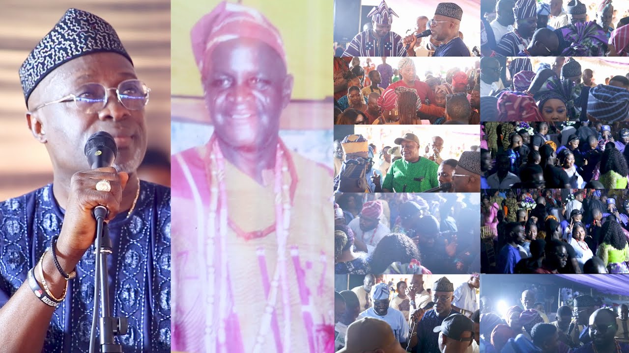 A Befitting Burial Party of Late H.R.H Oba Ilemobayo, The Olu of Umola, Omifunfun of Idanre Kingdom)