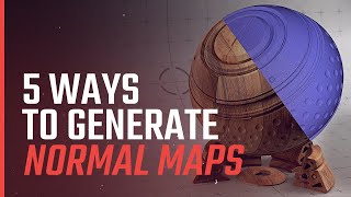 5 Ways to Convert Your TEXTURE MAPS to NORMAL MAPS