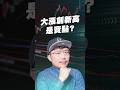 大漲創新高是賣點？【王老先聲】#台北股市 #突破 #大飆漲