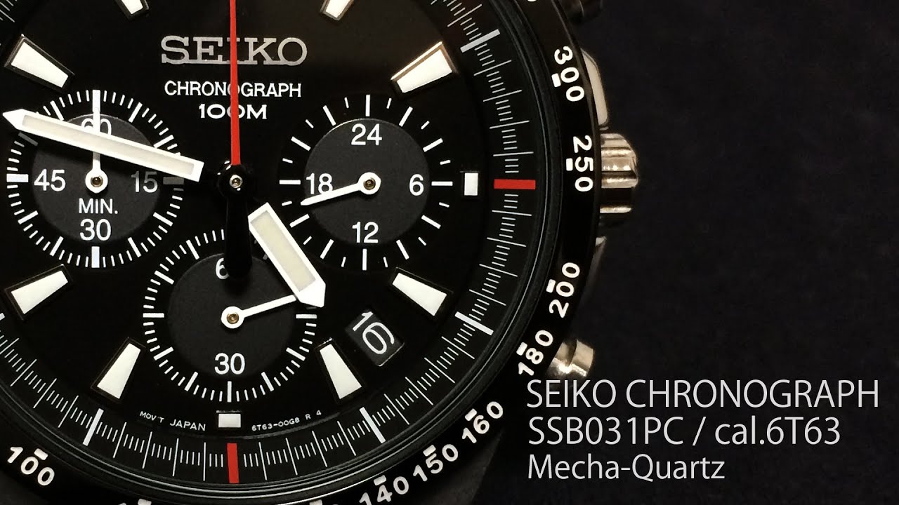 SEIKO SSB031PC Chronograph  Mecha-Quartz - YouTube