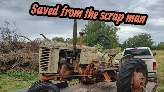 Bring an old friend home found one of my original tractors will it run again