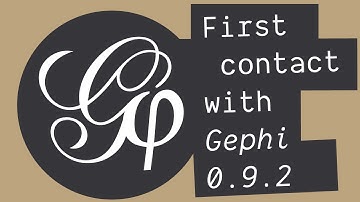 First contact with Gephi 0.9.2