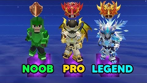 NOOB vs PRO vs LEGEND in BedWars!! (Blockman Go)