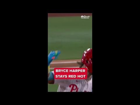 Bryce Harper stays hot with home run one day after hitting for cycle for Phillies