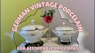UNBOXING! GERMAN VINTAGE PORCELAIN! BAVARIA VINTAGE PORCELAIN! THE PALHO FAMILY