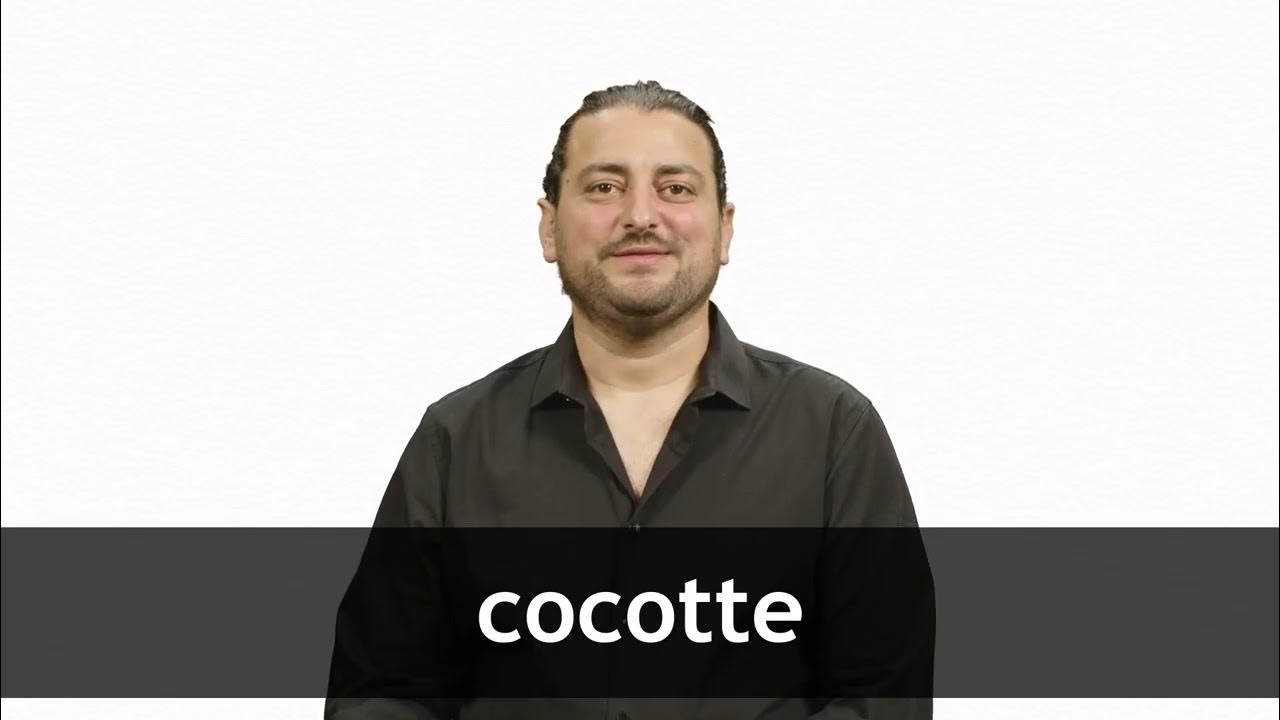 How to pronounce COCOTTE in French YouTube