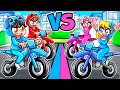 Boys Vs Girls FASTEST MOTORCYCLE In Roblox DRIVING EMPIRE Boys Vs Girls FASTEST MOTORCYCLE In Roblox DRIVING EMPIRE