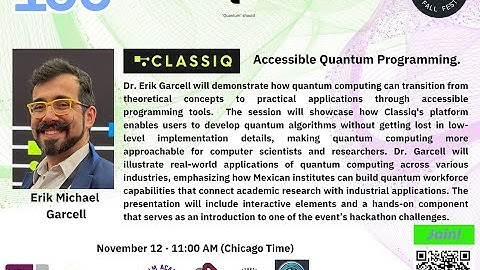 Dr. Erik Michael Garcell: Accessible Quantum Programming
