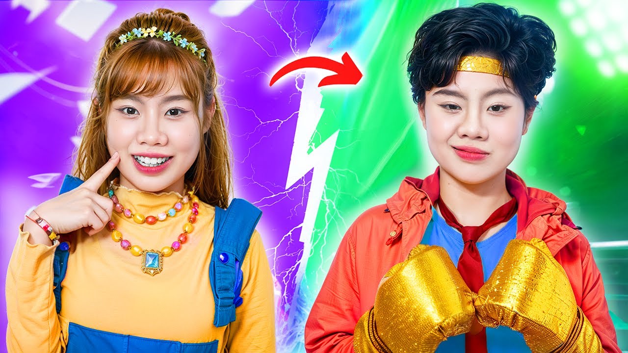 I Pretended To Be A Boy To Join The Boxing Club! First Day Of Baby Doll In Boxing Academy