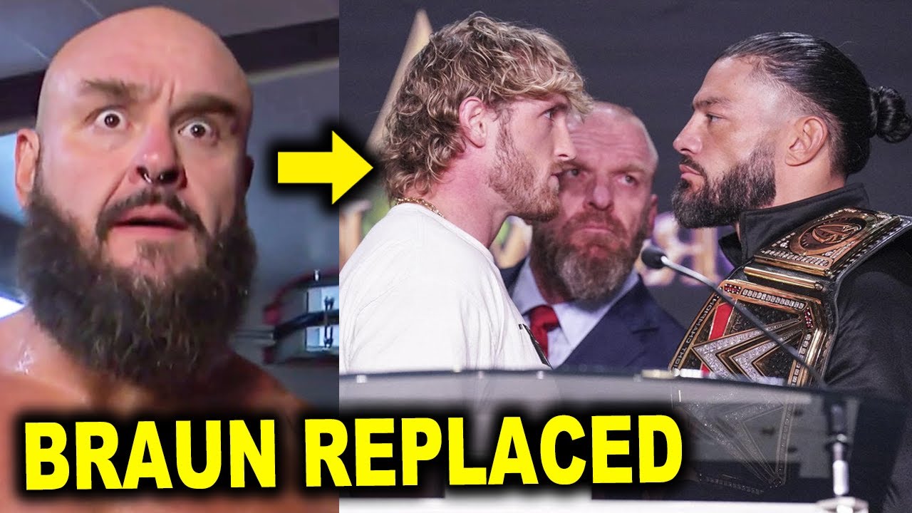 ⁣Braun Strowman Replaced by Logan Paul - Roman Reigns vs Logan Paul WWE Crown Jewel 2022