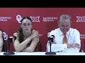 Women's Basketball Postgame Press Conference at Oklahoma [Feb. 30, 2024]