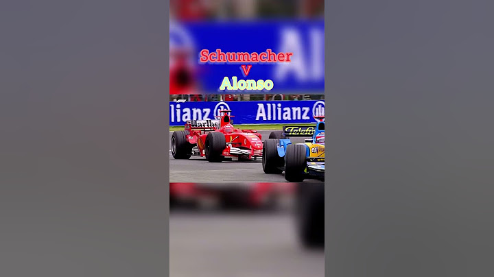 Shumacher v Alonso imola 2005