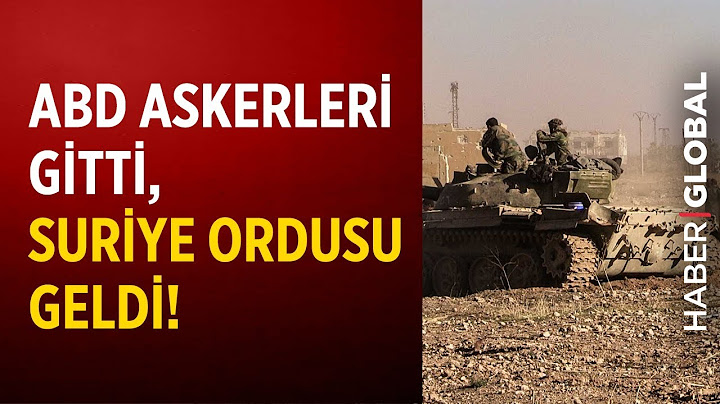ABD Askerleri Gitti, Suriye Ordusu Geldi