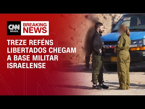 Últimos treze reféns chegam a base militar em Israel | BREAKING NEWS