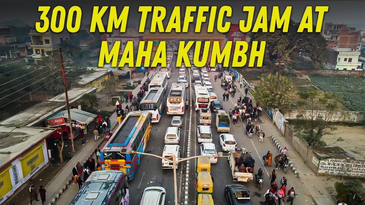 Worlds Longest Traffic Jam? 300 Kms Long! | Maha Kumbh Mela