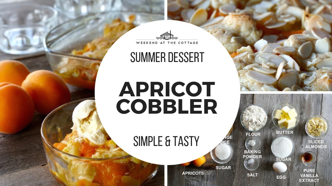 The best APRICOT COBBLER recipe! Quick, Easy, So Tasty!!!!