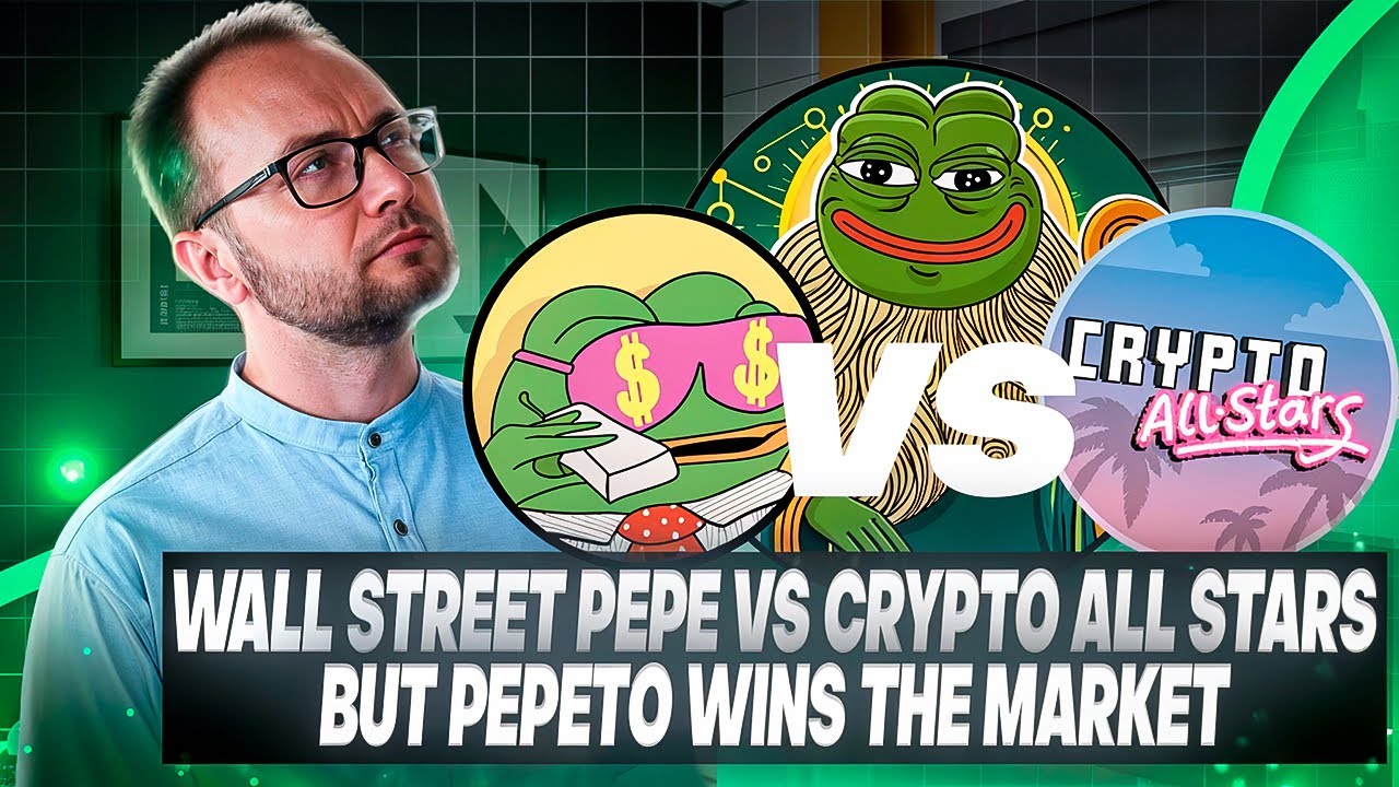 Wall Street Pepe vs Crypto All Stars, But Pepeto Wins the Market - YouTube