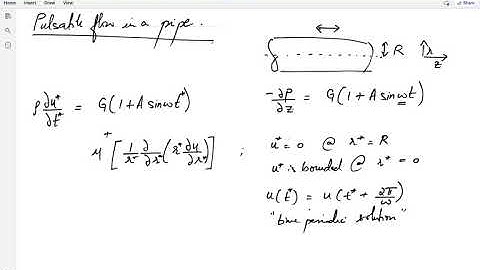 Lec 11: Pulsatile Flow (part 1/4)