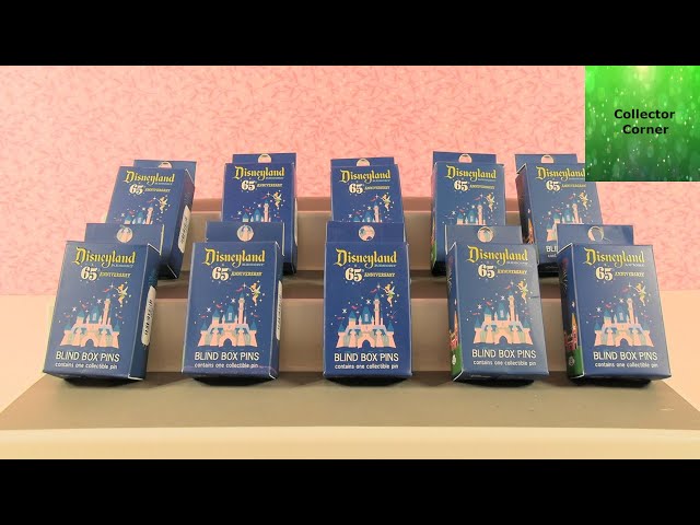 ディズニーランド⭐️コレクション Disneyland 65th Anniversary Blind Box Puzzle Collector Pins