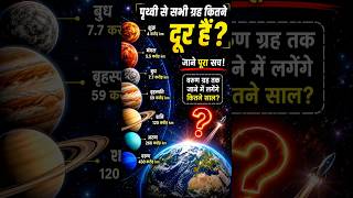 😱earth 🌎 se sabhi grah ki duri 🤔#earth #space #galaxy #foryou