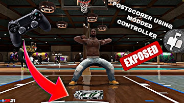 POSTSCORER EXSPOSED FOR USING MODDED CONTROLLER! BEST POSTSCORER DROPPS OFF CHEATEE IN NBA 2K21!