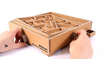 How to Make Marble Labyrinth Game | Amazing Cardboard Board Game