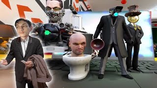 ТИПЫЧ СМОТРИТ: Skibidi toilet in real life and a stolen heart / MonsterUP Скибиди Туалет Реакция