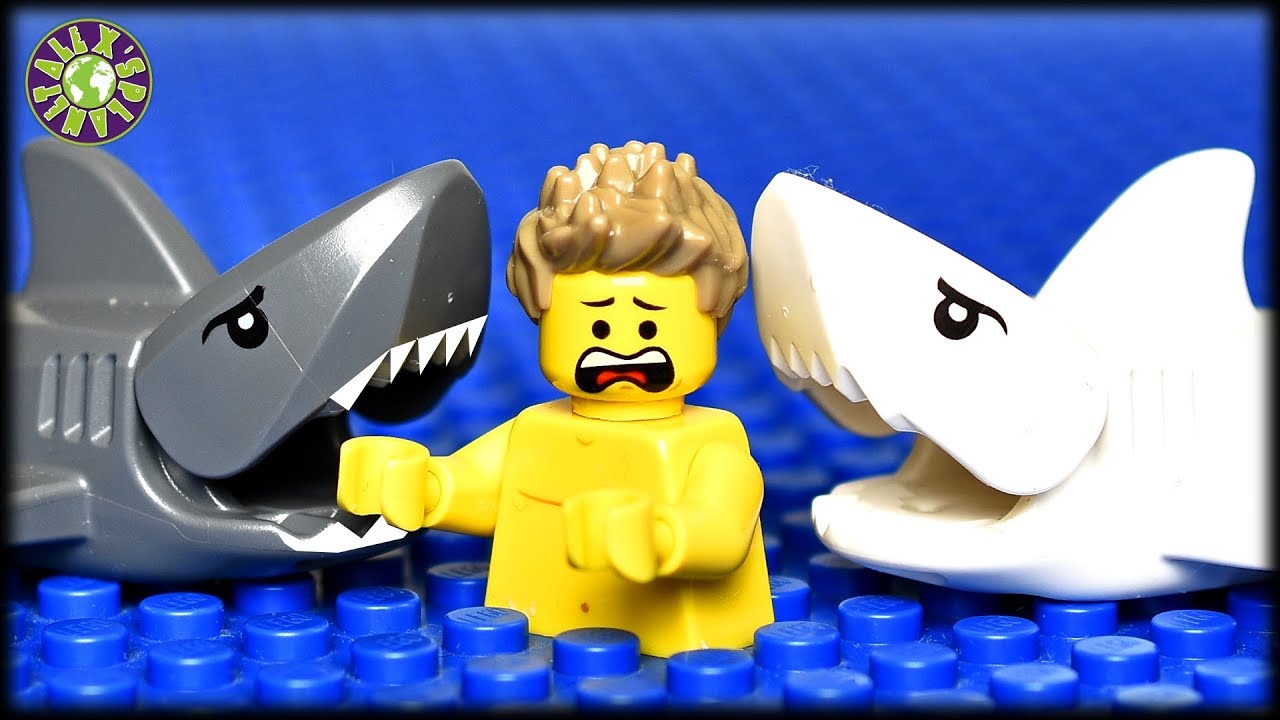 lego shark attacks