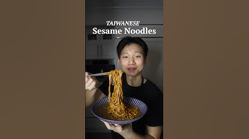 How to make sesame noodles… in 30 seconds | Chef Jorge: Taiwanese Vegan Cuisine