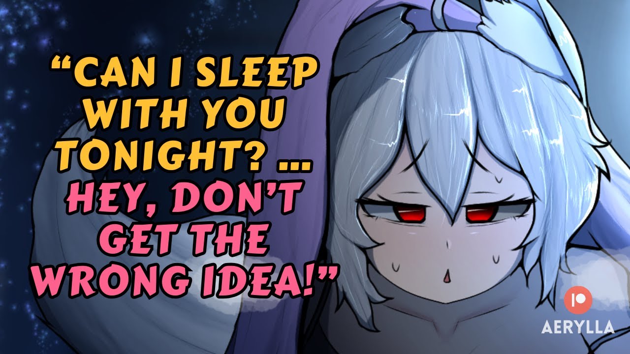 Your Tsundere Wolfgirl Roommate is Scared of a Thunderstorm [ASMR Roleplay] [Wolf Girl Speaker]