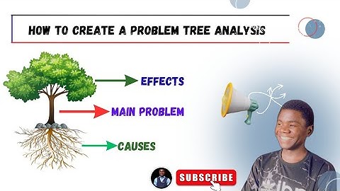 Learn how to create a Problem Tree Analysis and an Objective Tree Analysis step by step!
