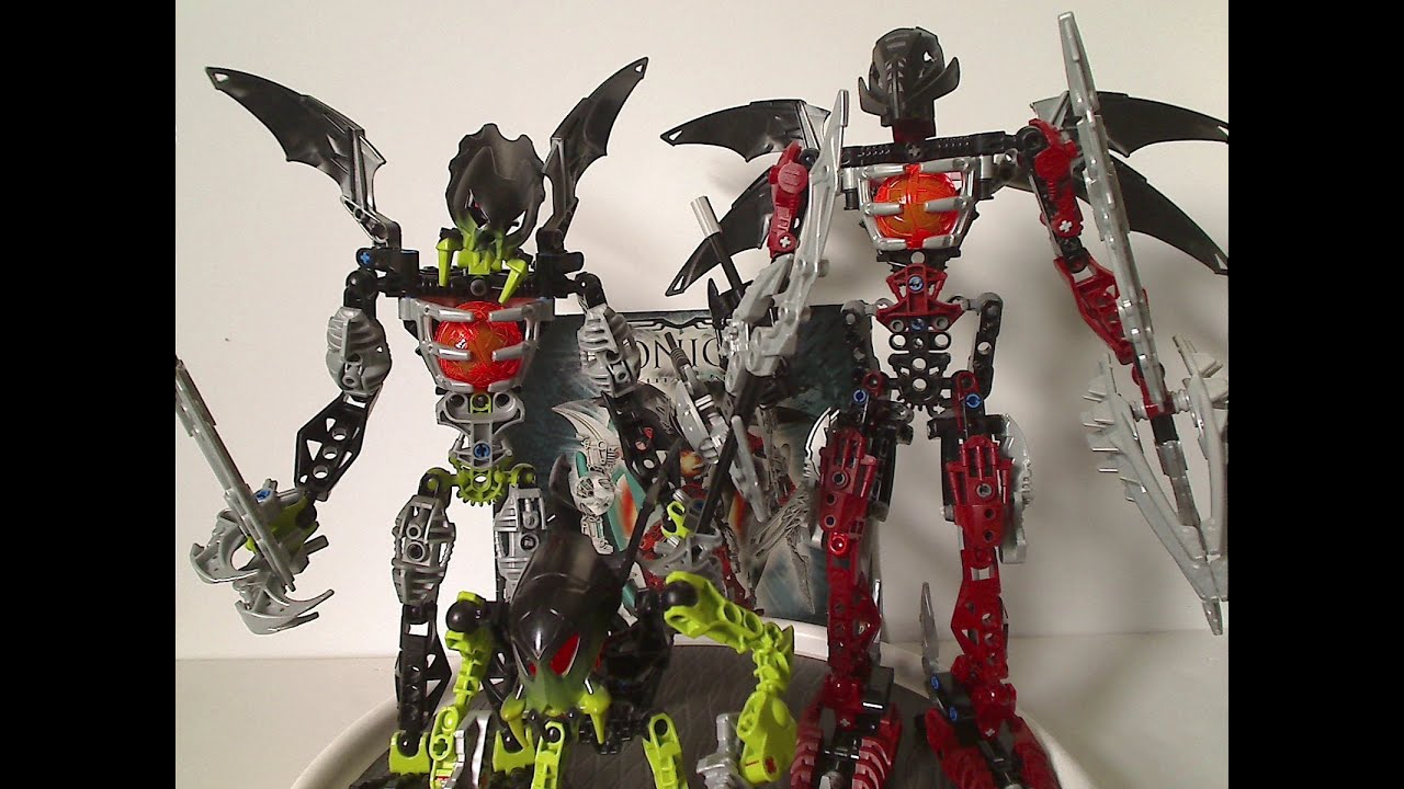 Lego Bionicle Review: Mutran & Vican & Makuta Icarax 2008 - YouTube