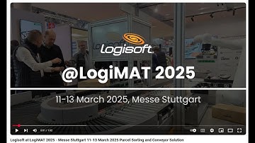 Logisoft at LogiMAT 2025 - Messe Stuttgart 11-13 March 2025 Parcel Sorting and Conveyor Solution